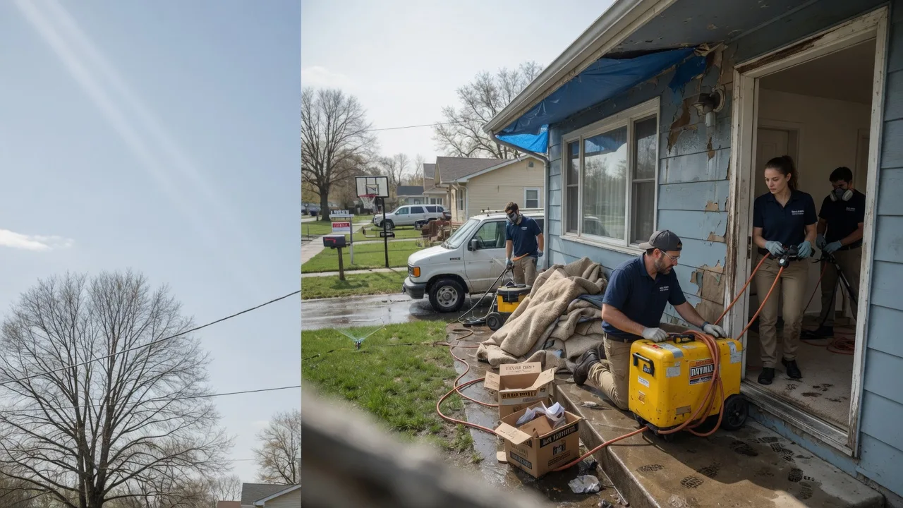 Basement Flood Cleanup in Lock Springs, MO near me